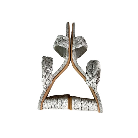 DOLCE VITA PAILY Raffia Heeled Sandals - Picture 7 of 10